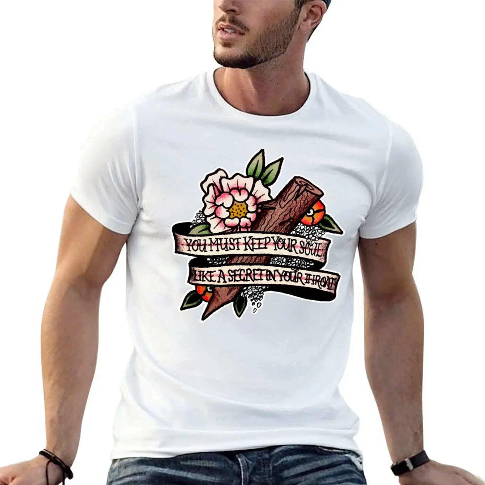 

vampires will never hurt you T-Shirt graphic t shirts for man anime tshirt T-Shirt