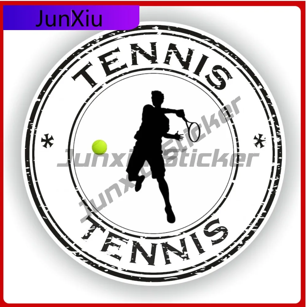 

Tennis Sticker Sports Funny Cool Unique Wall Waterproof Vehicle Decor Vinyl Decal For Car Truck SUV Window Bumper Laptop