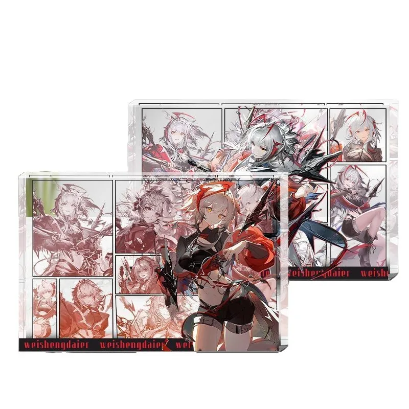 Arknights Wi š'adel games peripheral acrylic standing up simulation character transparent design desktop accessory commemorative