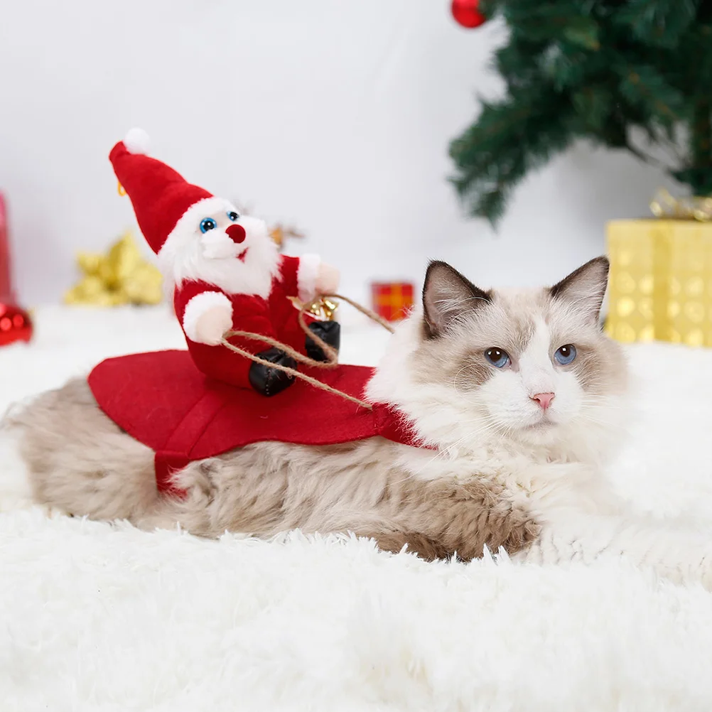 

The Cat Christmas Pet Clothes Outfits Dog for Large Dogs Birthday Party Costume