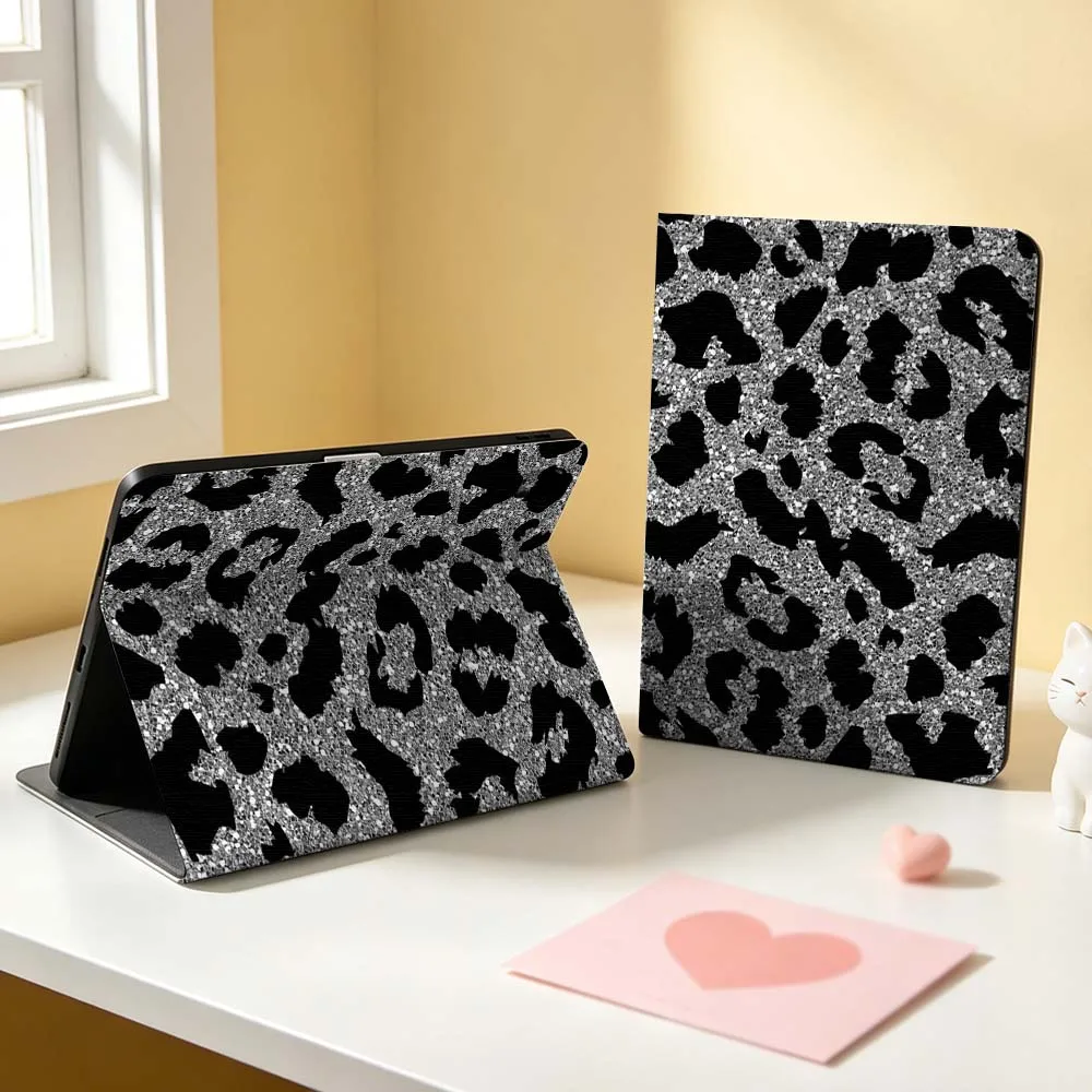 Animal Leopard Cool Pattern Soft For Apple iPad Pro Mini Air A16 A17 A14 4 5 6 7 6th 12th Gen M5 11 13 M4 Pen Tray Tablet Case