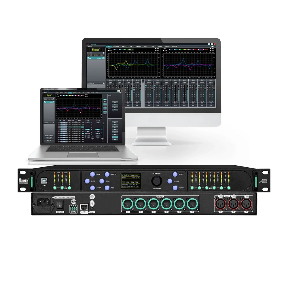 

Digital Professional Audio System Audio 3 In 6 Out Processor Tweeter Speaker Subwoofer Line Array