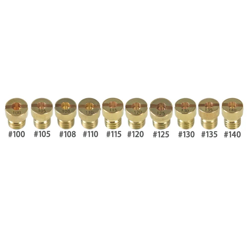 10x Carburetor Main Jet kit Fit for PWK OKO CVK 100 105 108 110 115……140