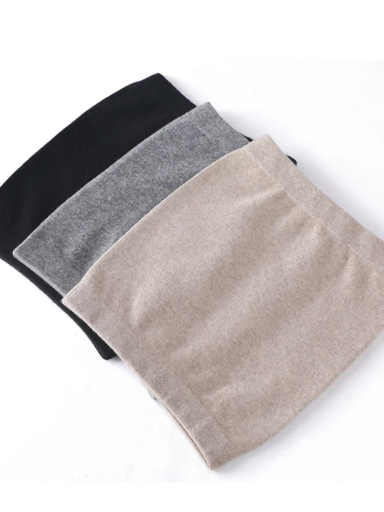 Unisex High Elastic Waist Support Inner Wear, 100% Pure Wool, Back Warmer, Monocromático, Quente, Waist Support, Inverno