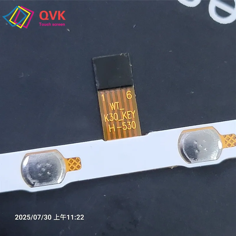

P/N WT_K30_KEY H-530 6PIN 48MM Запасные части для планшета Включение и выключение Кнопка регулировки громкости питания Гибкий кабель