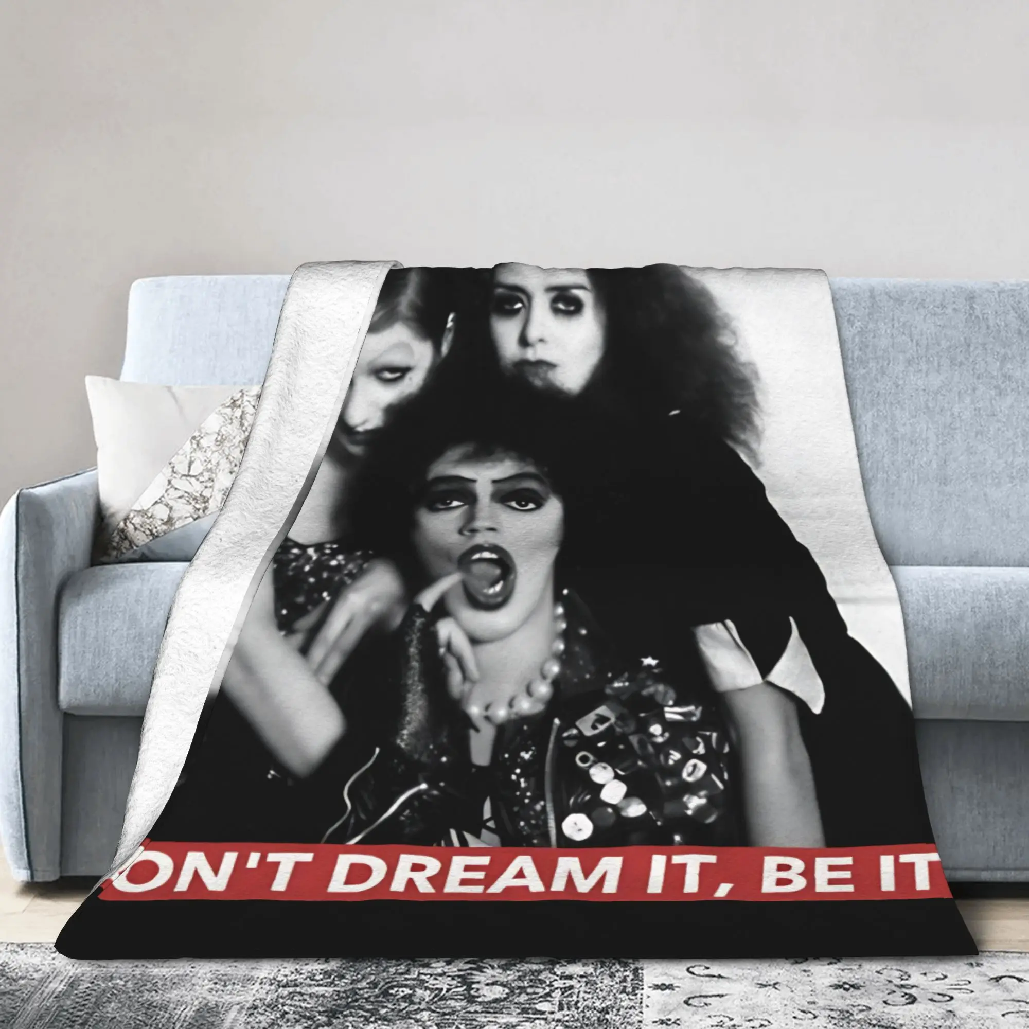 Frank N Furter Blanket Flannel Summer Air Conditioning The Rocky Horror Picture Show Thin Throw Blanket for Outdoor Rug Piece