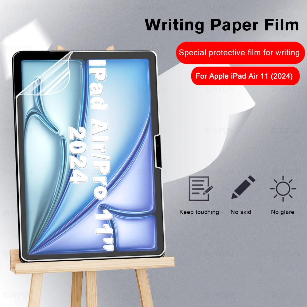 

iPadAir 2024 Painting Paper Film For iPad Air 11 (2024) Writing Screen Protector Pad Pro 11-inch 6th 5th Generation A2837 A2899