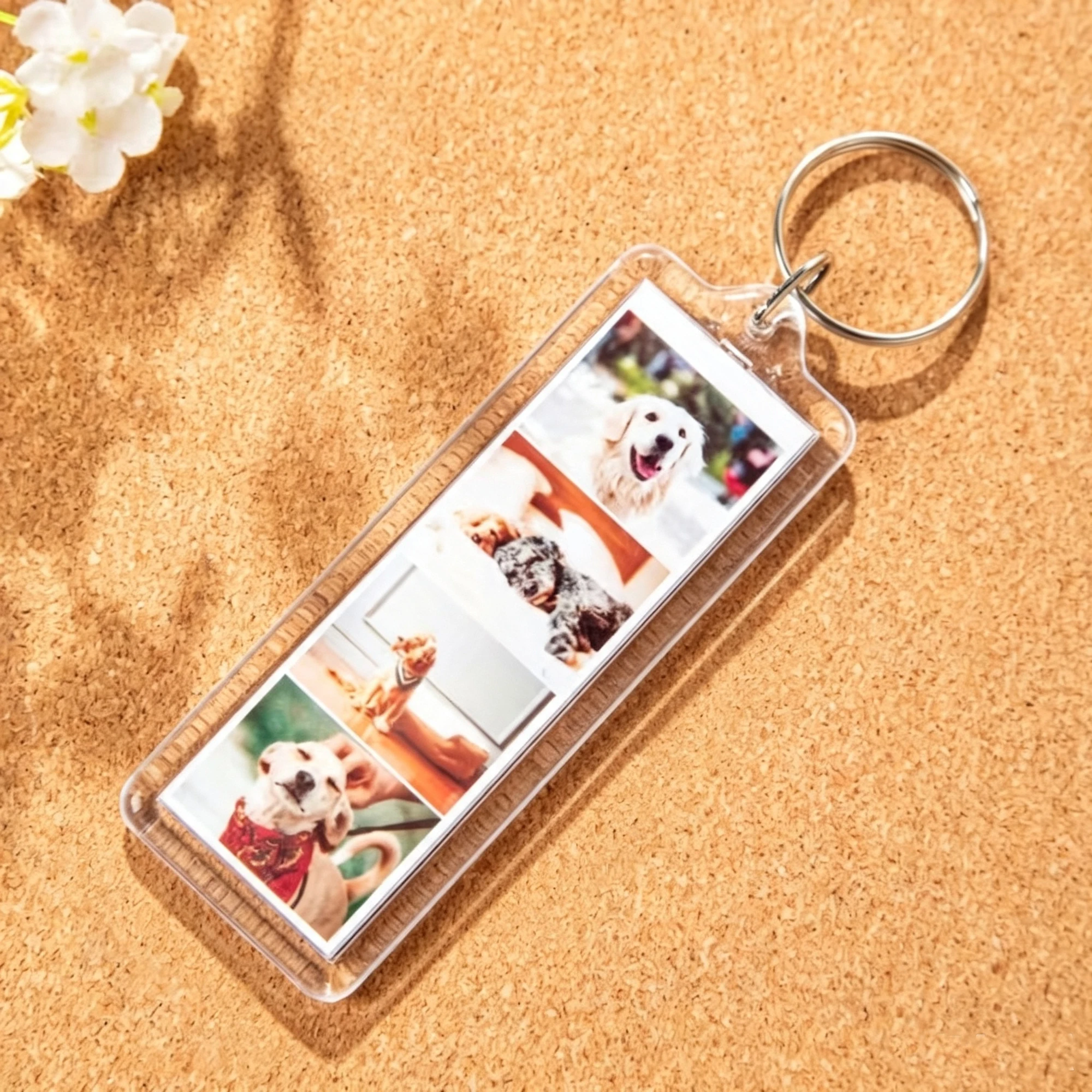 Personalized Custom Photo Keychain, Creative Acrylic Design