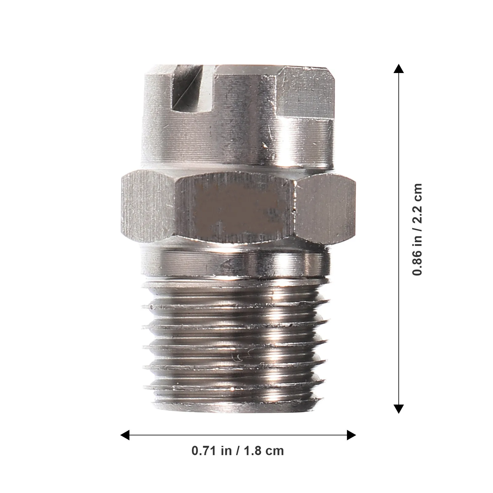 2Pcs Misting Nozzle Garden Hose Sprayer Fan Spray Tips Metal Nozzle for Watering Cooling Humidifying Spray Mister