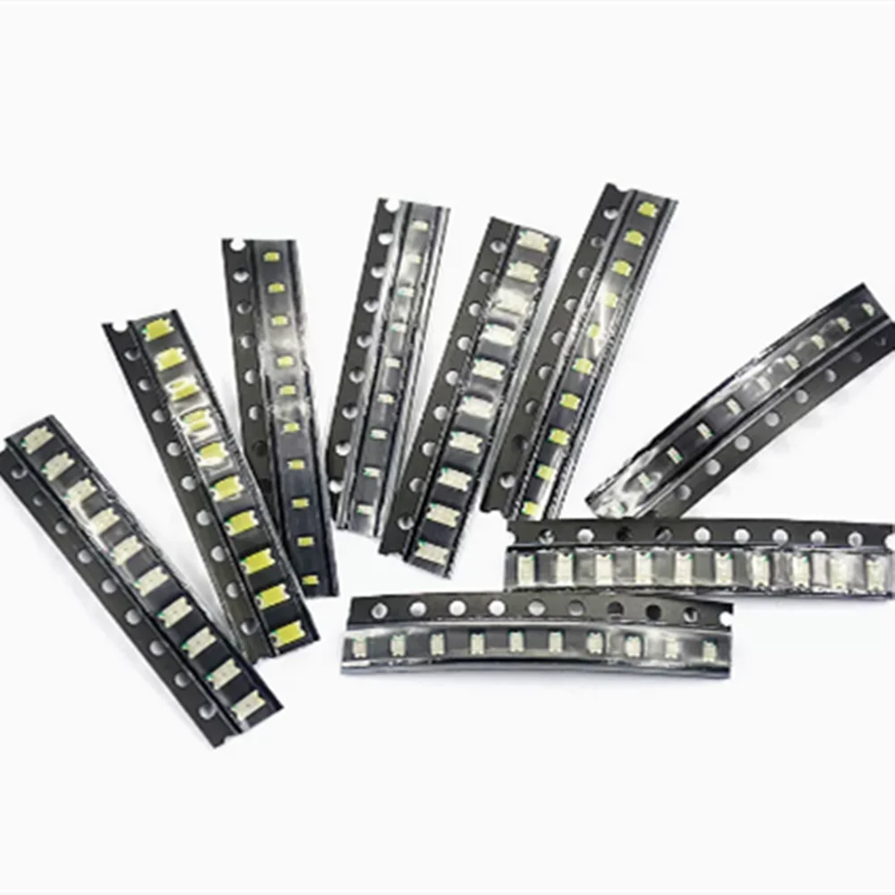 100 Stks/partij 0402 0603 0805 1206 3528 5050 5730 Smd Led Rood Geel Groen Wit Blauw Oranje Light Emitting Diode