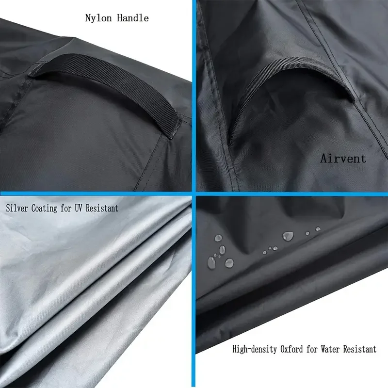 1pcs square gas fire pot cover suitable for most fire pit tables, waterproof heavy duty patio propane fire table cover
