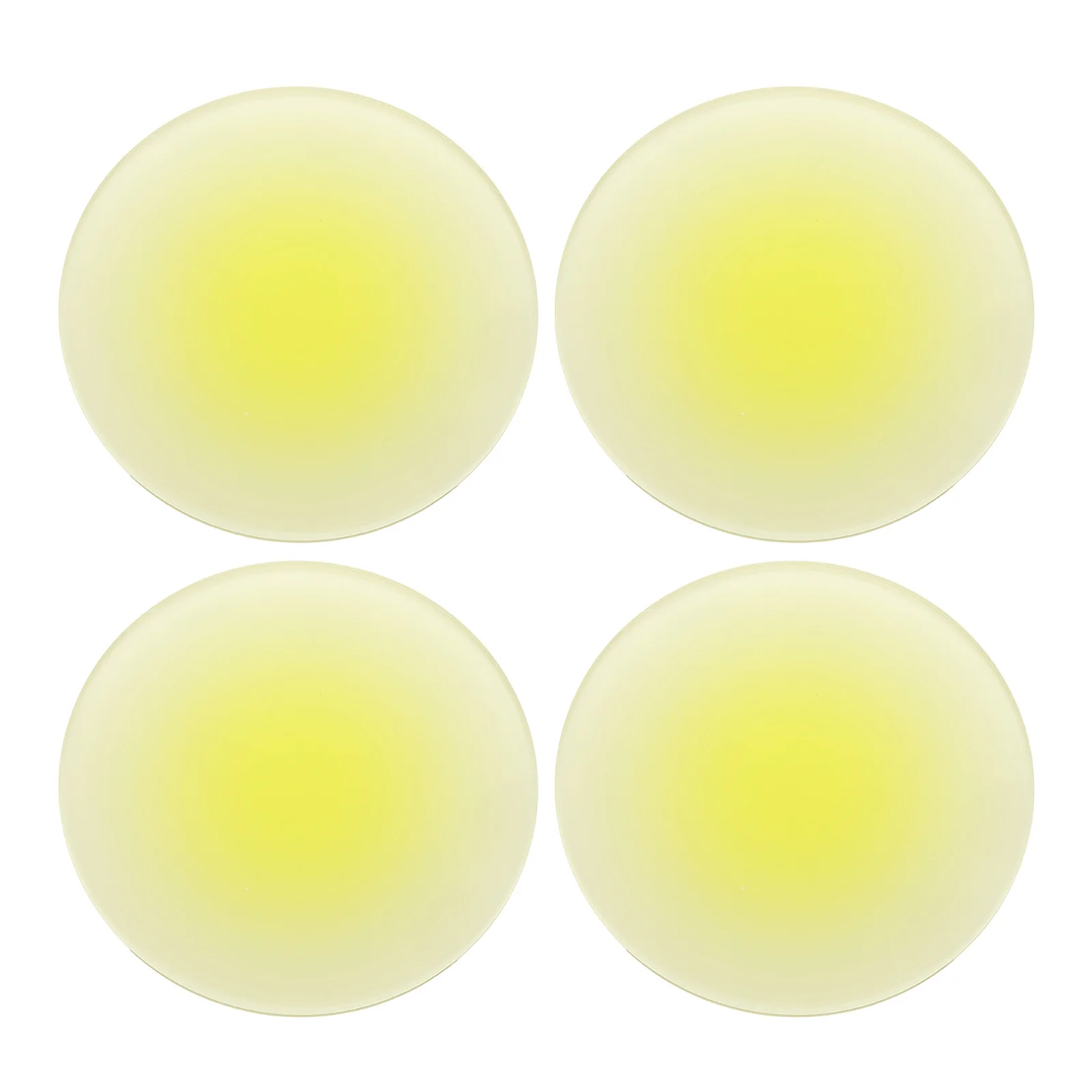 4pcs Acrylic Cup Coasters Cute Coasters Round Heat Resistant Cup Coasters Non-Slip Table Coasters For Dining Table Decor