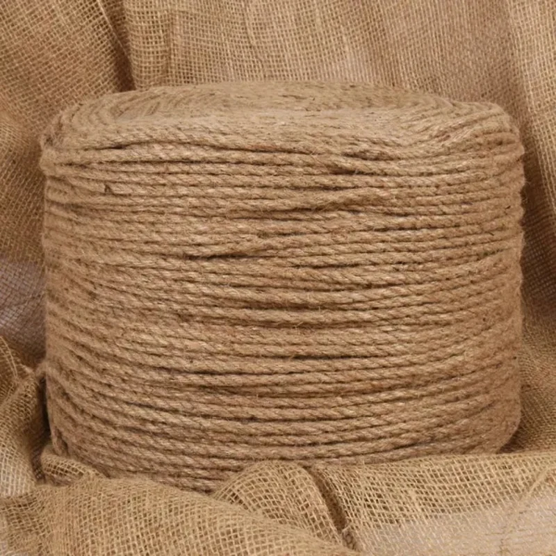 

Rope 100% Jute 0.3" 19685" DIY Hand Braided Jute Rope Tug of War Climbing Decorative Luggage Rope Tough Jute Cord Gardening Rope