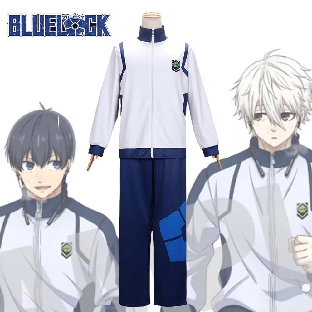 Anime Blue Lock Isagi Yoichi Cosplay Costume Sportswear Set Seishiro Nagi Football Training Anime Show Halloween Party Clothes