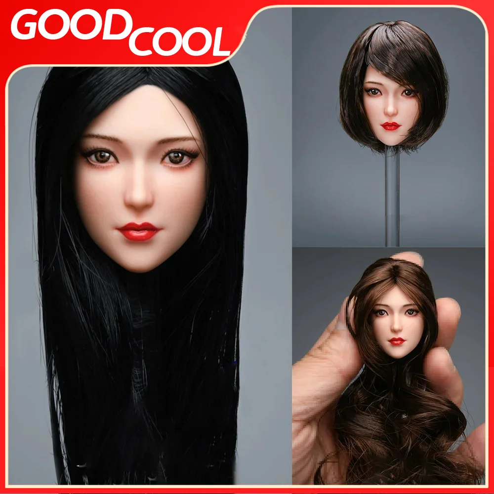 YMTOYS YMT071 1/6 Scale Female Lei Lei Asian Exquisite Head Sculpture Carving Fit 12 inch Action Figure Body For Fans Collection