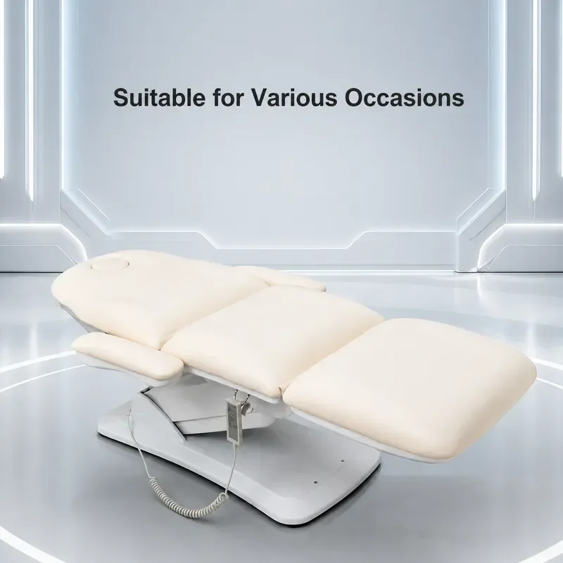 Bojo Electric Beauty Bed for Body Massage Folding Treatment Table with Automatic Adjustment for Micro Plastic