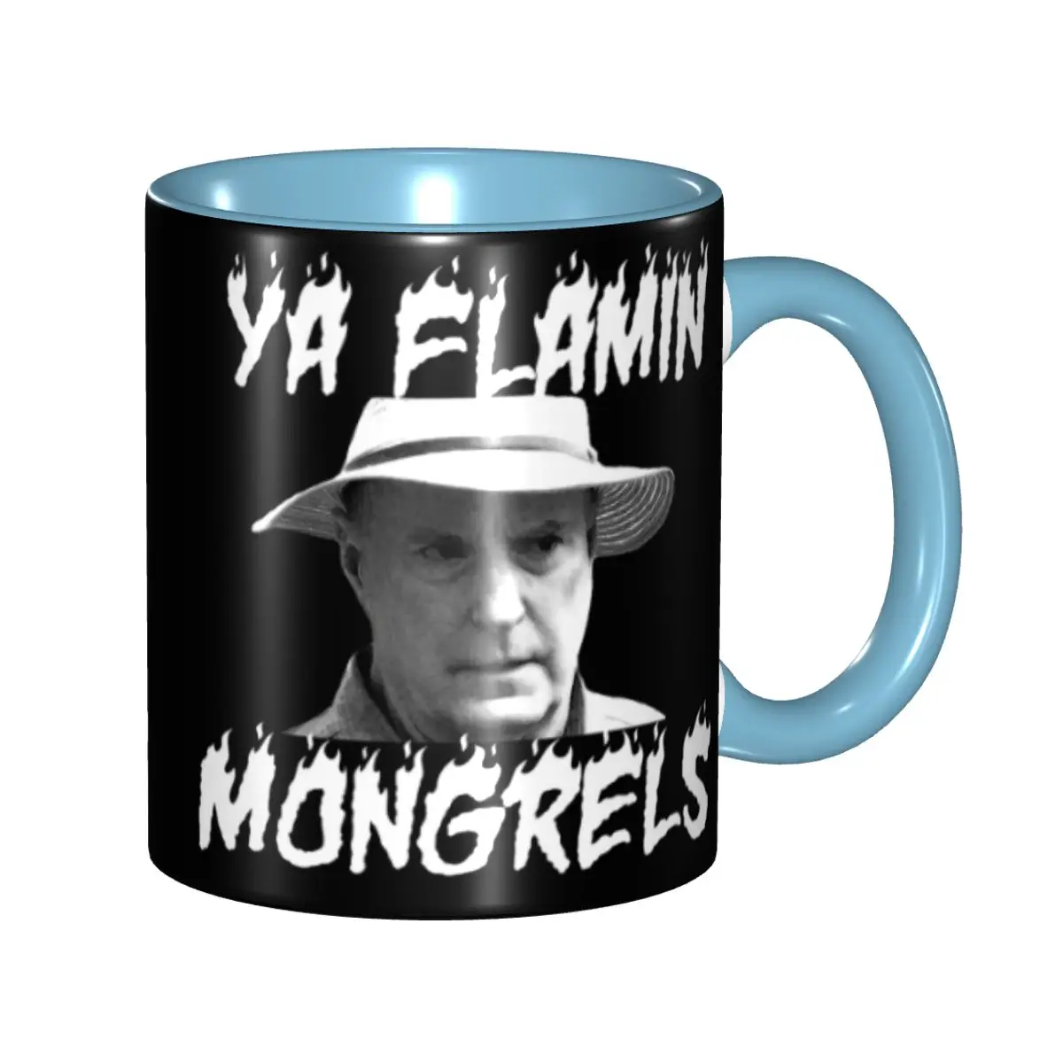 

Alf Stewart Фламинальная монгольная кружка Забавные керамические кофейные чашки Чайные кружки Чашка молока Посуда для напитков Подарок для друзей