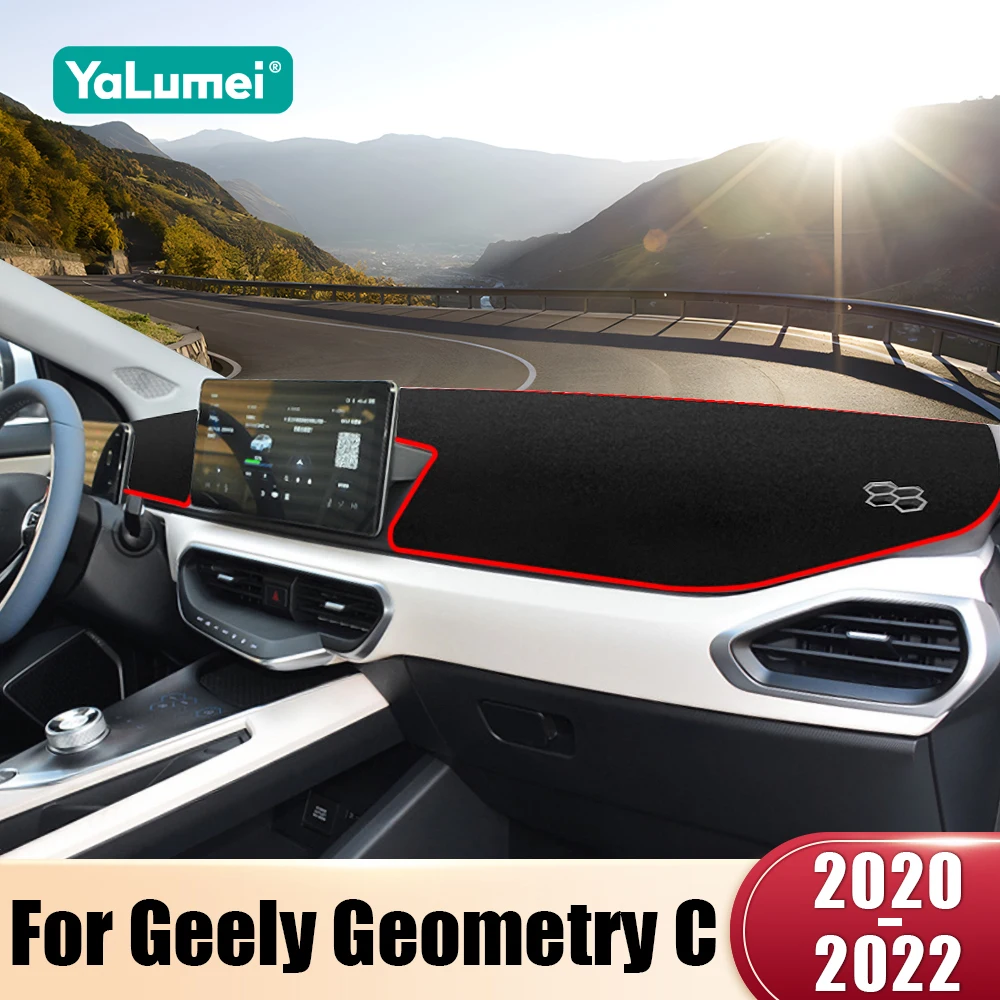 For Geely Geometry C 2020 2021 2022 Car Dashboard Sun Shade Cover Instrument Desk Non-slip Mat Accessories