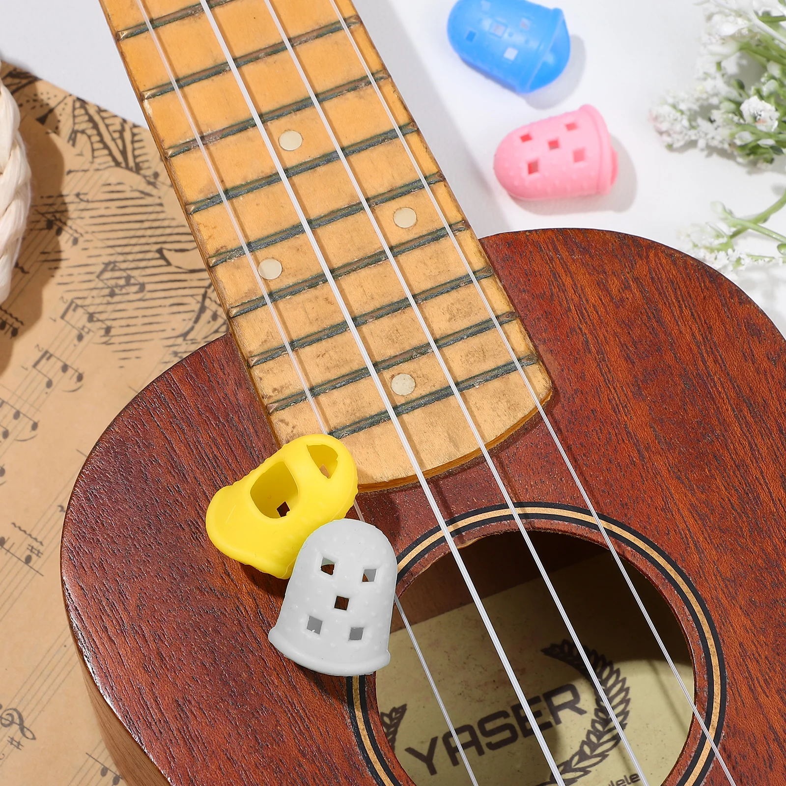 

Thumb Protector Pain-proof Finger Cover Acoustic Guitar Accessories Music Silica Gel