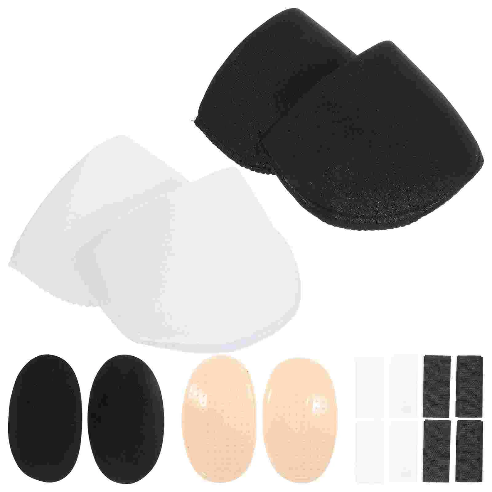 16 Pcs Sponge Fake Shoulder Pads 16pcs Convenient Inserts Strap Cushion for Support Women Miss Invisible