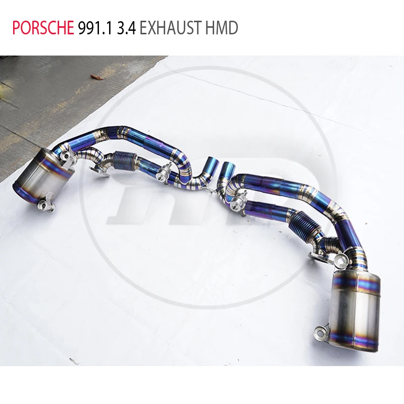 

High Quality Catback For Porsche 991.1 3.4 Titanium Alloy Exhaust System Non-destructive Installation Vacuum Valve HMD