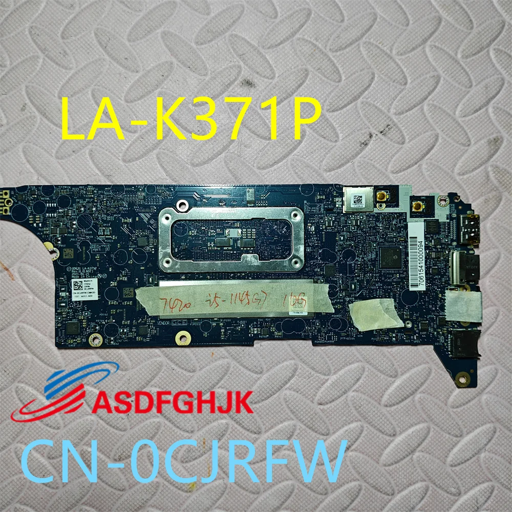 0CJRFW CJRFW For Dell Latitude 7420 Motherboard GDC31 LA-K371P I5-1145G7 8GB RAM