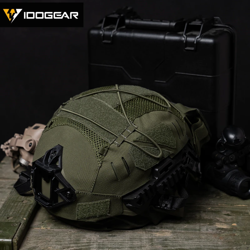 IDOGEAR Hunting Nylon Headwear Cover For Wendy 3.0 He-lmet with NVG Battery Pouch Laser 3814