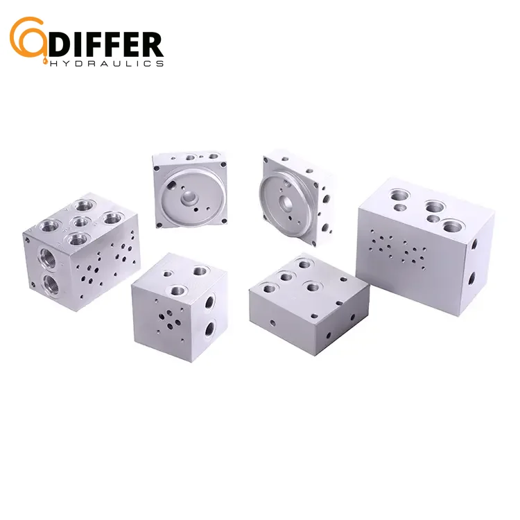 hydraulic manifold CETOP3 CETOP 5 NG3-NG32 valve block rexroth yuken standard or customized aluminium steel valve group