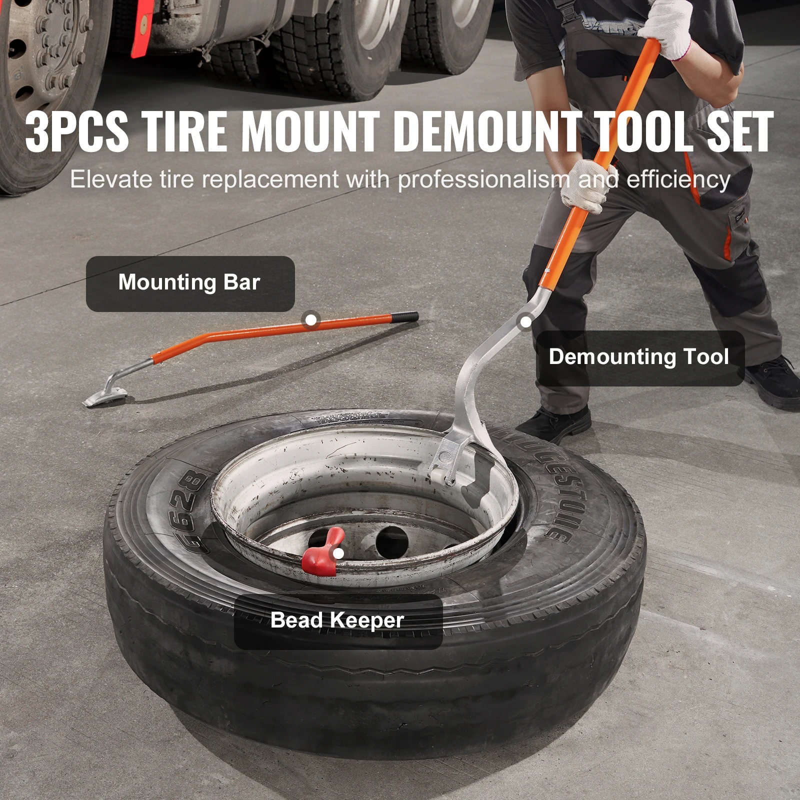 SucceBuy Tire Mount Demount Tool, 22.5\