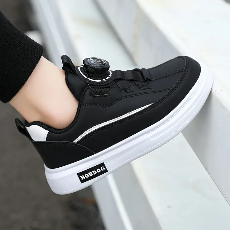 2024 New Young Boy Casual Sneakers bianco nero bambini scarpe da scuola ragazze comode scarpe da passeggio scarpe per bambini di marca per bambini