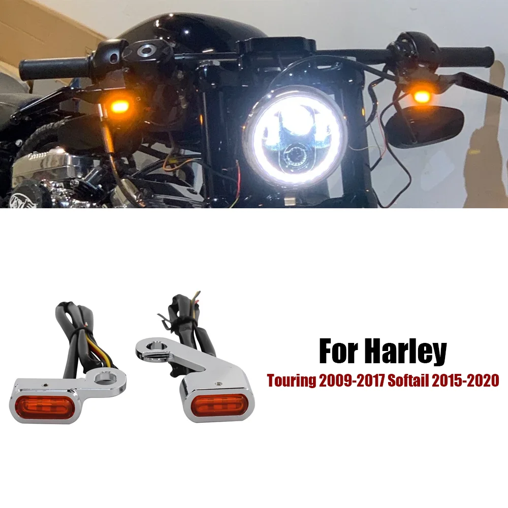 

Для Harley Sportster XL 2004-2024 1200 883 72 48 Roadster мотоцикл мини светодиодный указатель поворота индикатор хода