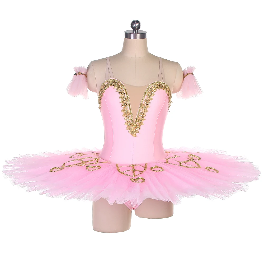 

BLL017 Pink/Red Spandex Bodice Ballet Costume Tutus Girls and Women Pre-professional Ballet Tutu