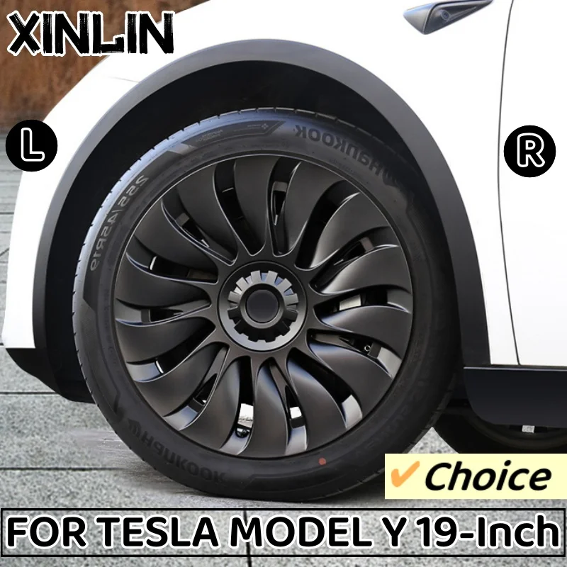 

4PCS/Set Wheel Caps 19Inch Performance Hub Cap Replacement Wheel Hubcap Full Rim Cover For Tesla Model Y 2020-2024 Accessories