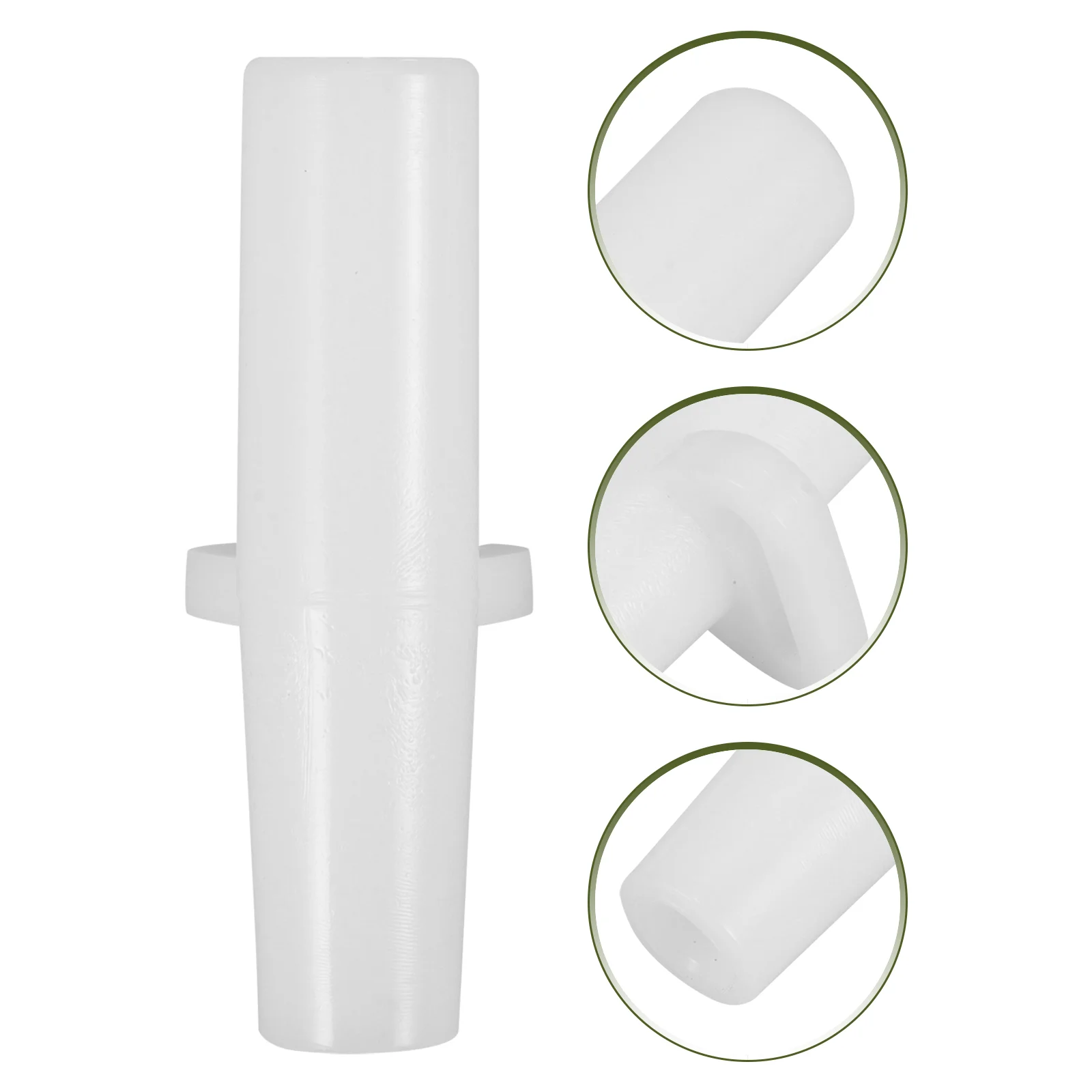 

20 Pcs Tent Leg Covers Pole Adapter Connector Canopy Series Accessories Plastic Fitting White Rod Fittings