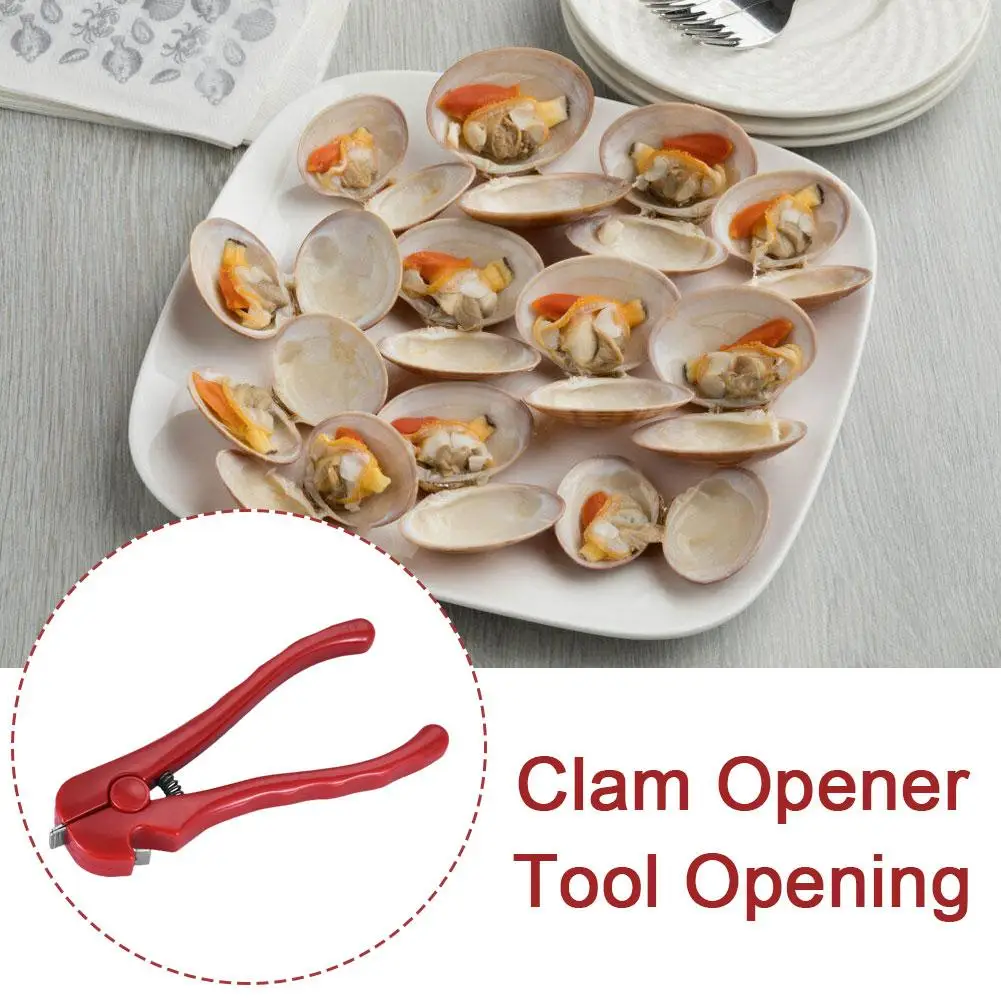 1Pcs Oyster Shell Opener Multifunctional Blood Clam Clip Shellfish Clamps For Clam Seafood Opening Portable Bottle Opener