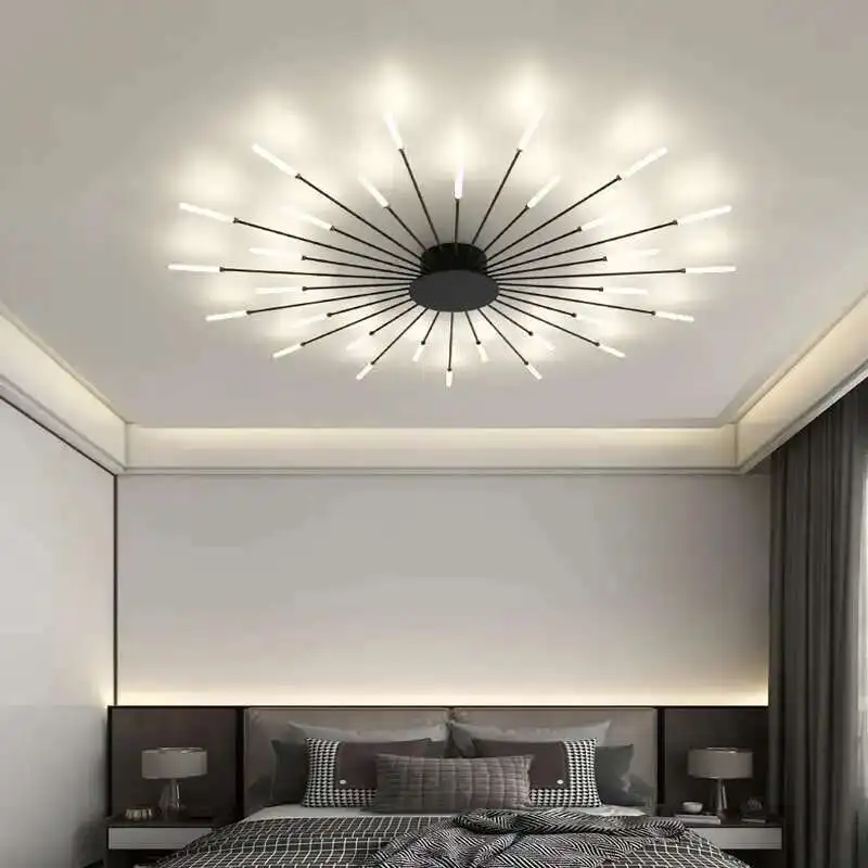 

Creative Firework LED Pendant Light - Nordic Modern Chandelier for Living Room Dining Room Ceiling Decor