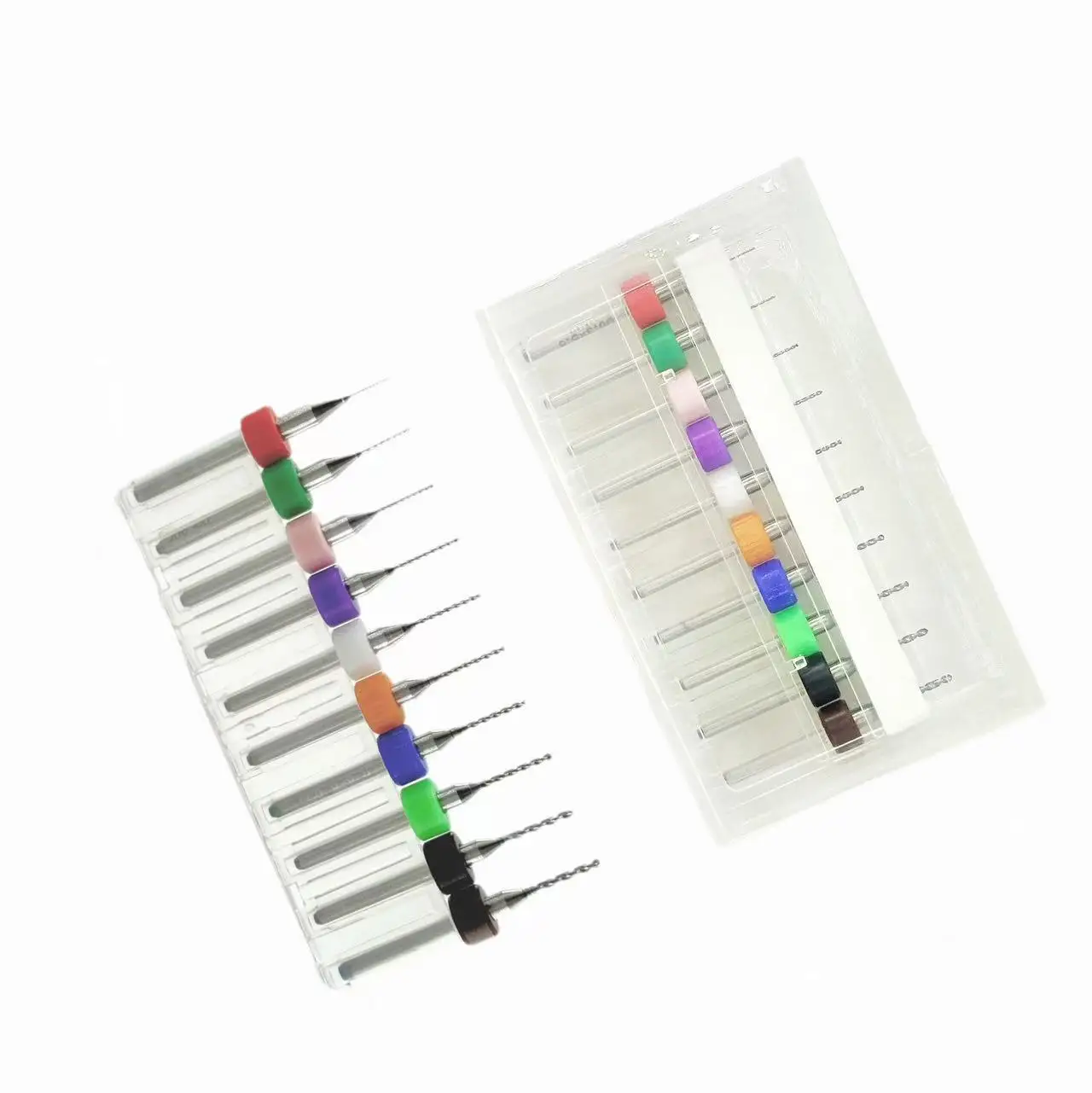 10 pcs Micro Drill Bit Set, PCB Small Drill Bit, Tungsten Carbide Drill Bits for Print Circuit Board, Jewelry, Model Making