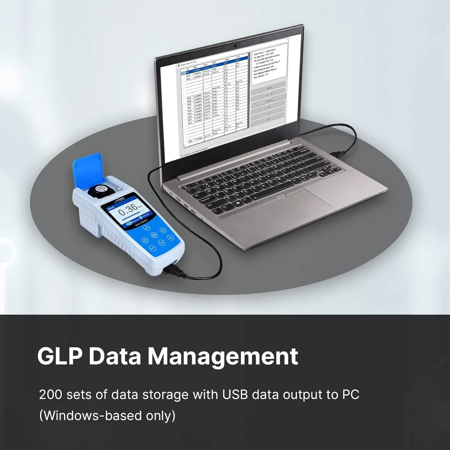 Apera Instruments TN480 Portable Turbidity Meter with GLP Data Logger ISO 7027 Compliant China