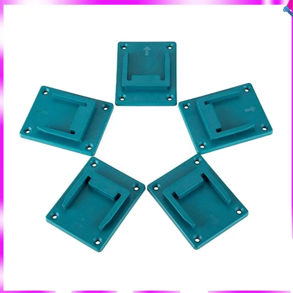 N96R Wall Mount Electric Power Tool Holder Bracket Kit For / 18V Lithium Battery Machine Storage Rack Kit Slots Stand