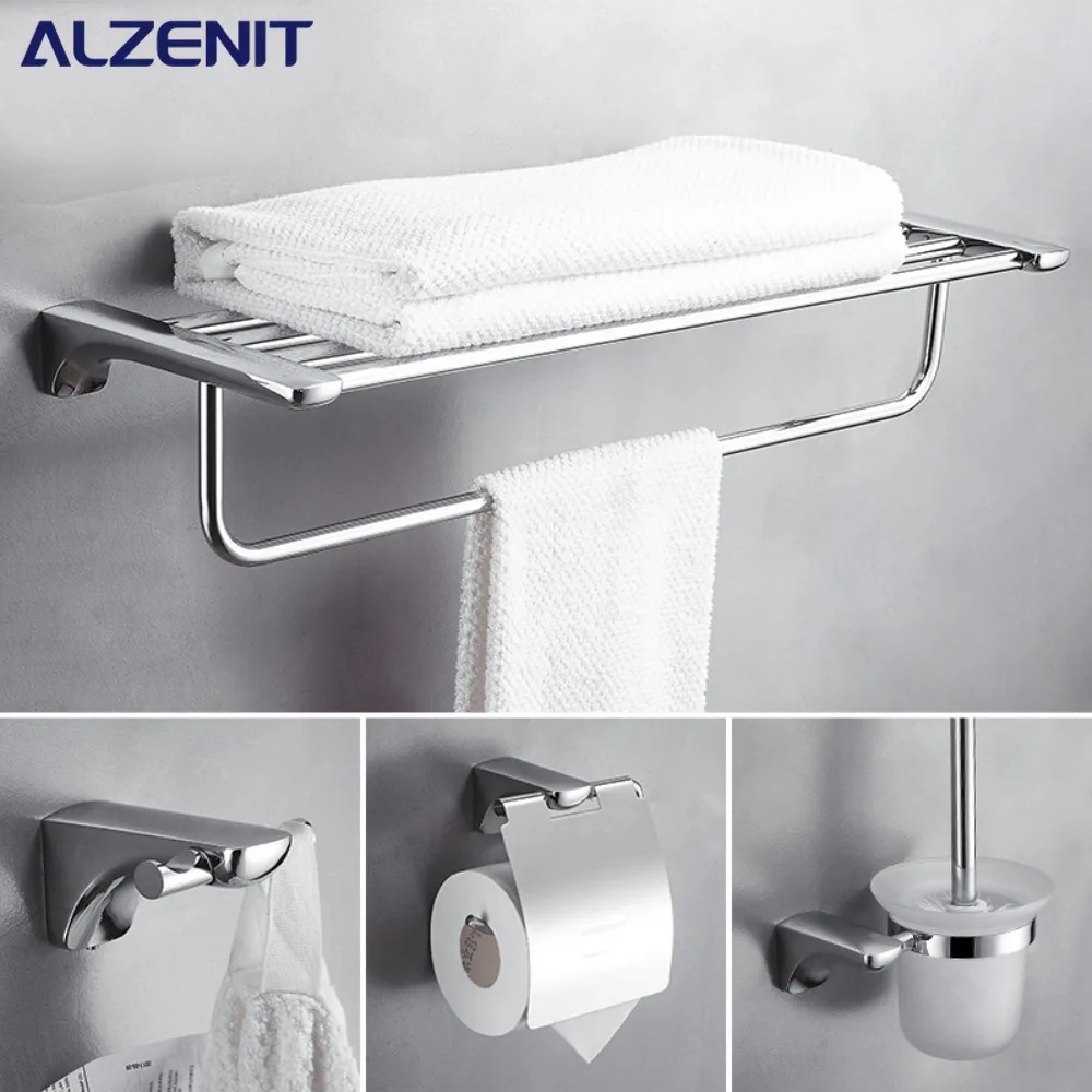 

Набор вешалок для полотенец из нержавеющей стали, серебристый стержень для купания, настенный держатель для полотенец, полка для аксессуаров для ванной комнаты, держатели для туалетной щетки