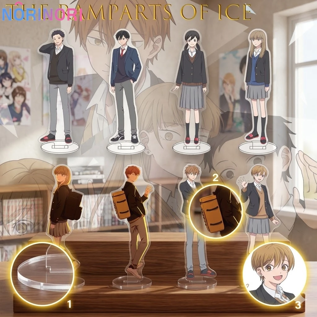 The Ramparts Of Ice Anime Characters Kōriyama Yuki Anjō Miki Amamiya Minato Acrylic Stand Model Figure Plate Holder Topper Desk view 6