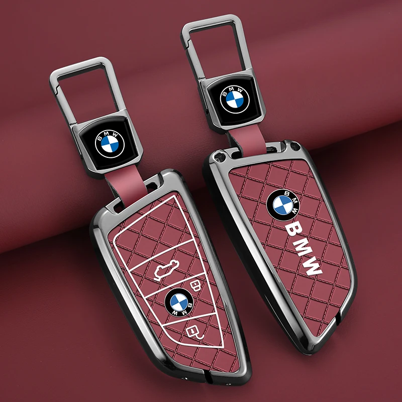 

Remote Smart Car Metal Key Shell Cover Shell Protect For BMW F20 G20 G30 X1 X3 X4 X5 G05 X6 X7 G11 F15 F16 G01 G02 Car stickers