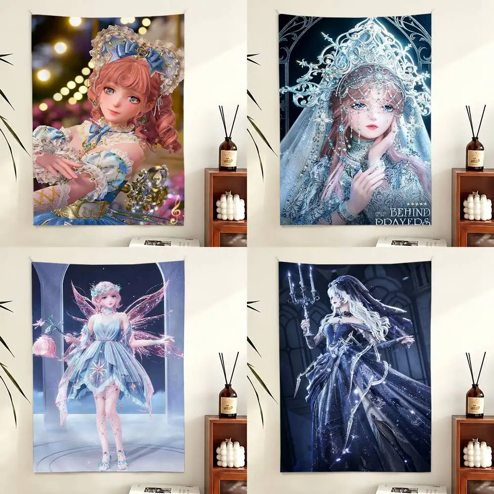3D Game I-Infinity N-Nikki Flag Digital Printing Banner for Garage Wall Out Door Decoration