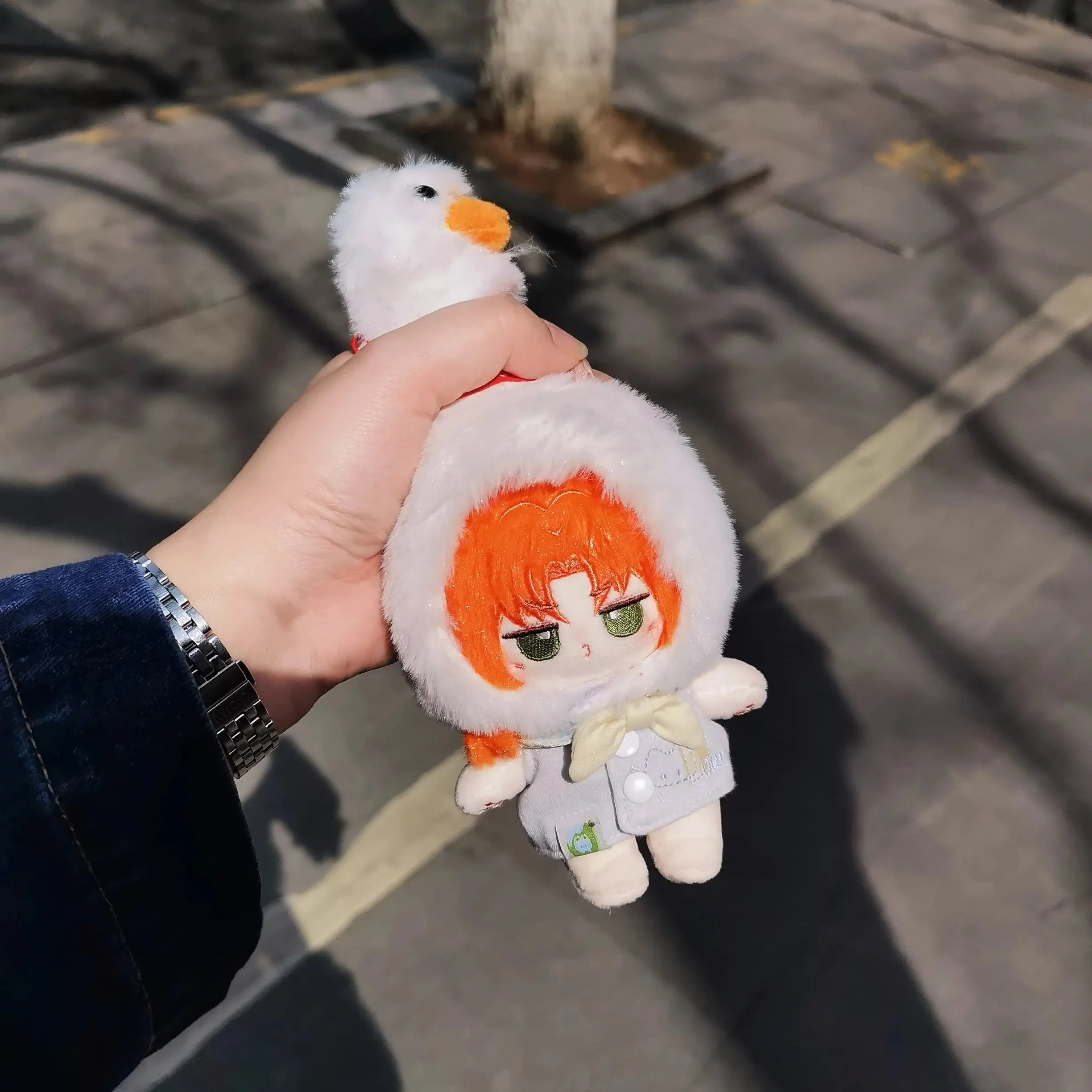 Tsukinaga Leo Doll Game Ensemble Stars あんさんぶるスターズ!  10cm Limited Plushie Figure Models Mascot Doll Naked Doll Fans Collect Toys