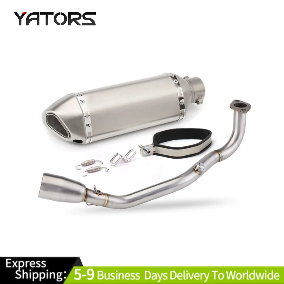 

Slip-on Front Link Pipe Exhaust Mufflers Full System For Yamaha NMAX125 NMAX155 Exhaust Systems Exhausts Pipes