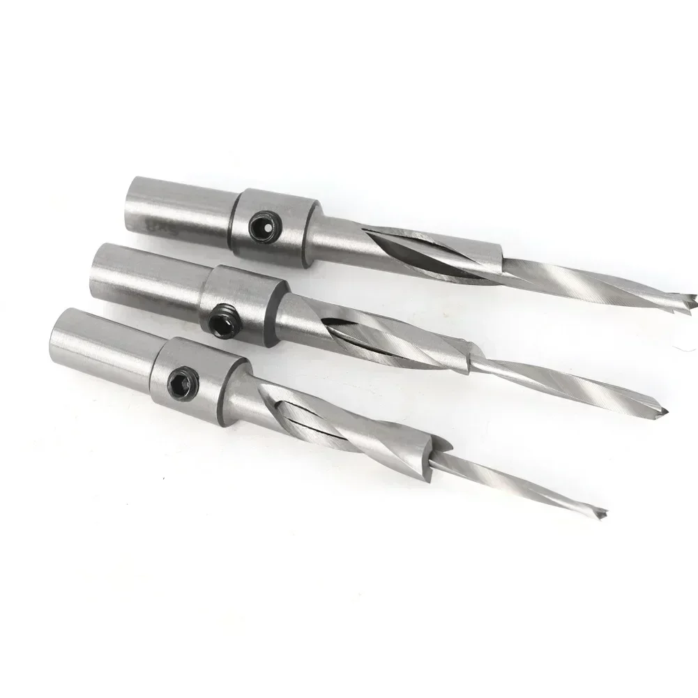 

5Pcs High-Speed Steel Salad Drill Step Drill Woodworking Countersink Drill Bit Two-Step Screw Pattern Woodworking Hole Opener