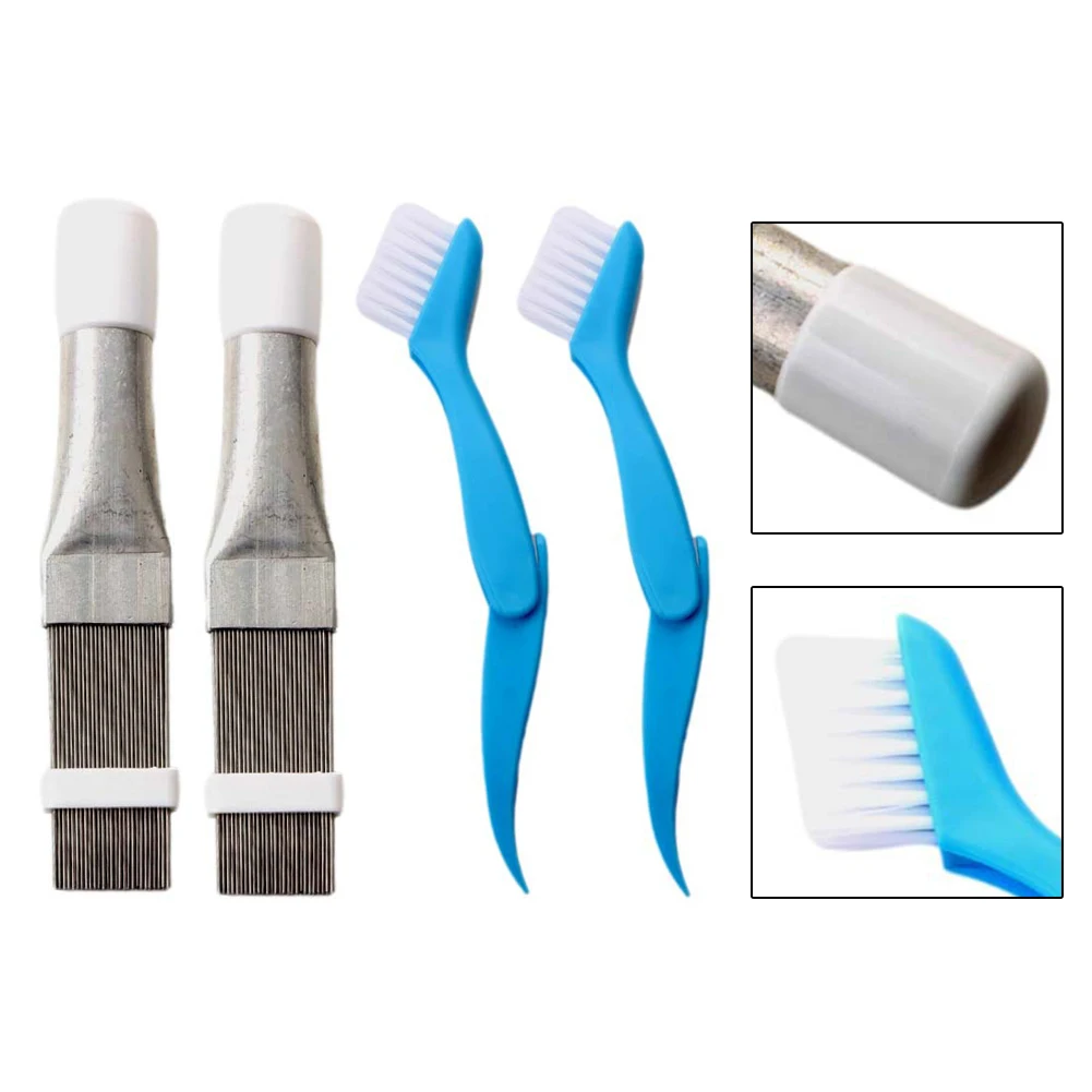 Air Conditioning Fin Comb Brush Condenser Cleaning Tool Cleaning And Dust Removal Set Air Conditioning Cleaning Brush