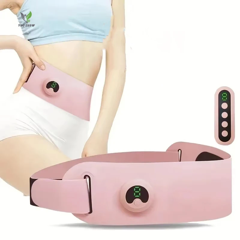 Weight Loss Abdominal Micro-current Massage Machine Body Massage Muscle Toning Waist Belt Electronic ab Stimulator