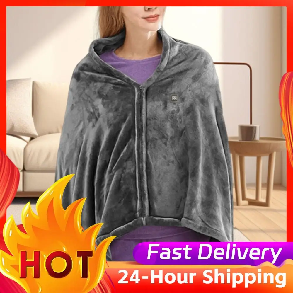 المنزلية USB بطانية تسخين كهربائي 3 مستويات التدفئة الصوف بطانية تدفئة المحمولة التدفئة اللفة بطانية للمكتب في الهواء الطلق