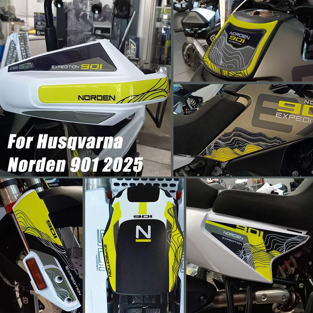 

For Husqvarna Norden 901 2025 Waterproof Protective Sticker Motorcycle 3D Sticker Kit Motorcycle Sticker